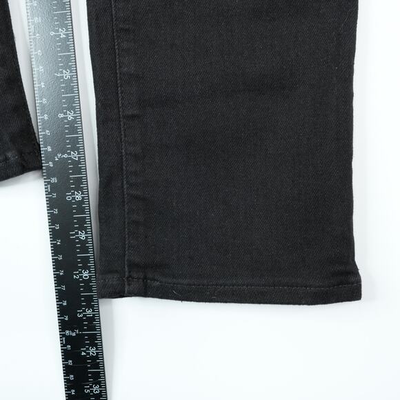 Lucky Brand Jeans Womens 0/25 (27x30.5) Black Sweet Mid Rise Straight Ankle New - Picture 14 of 16